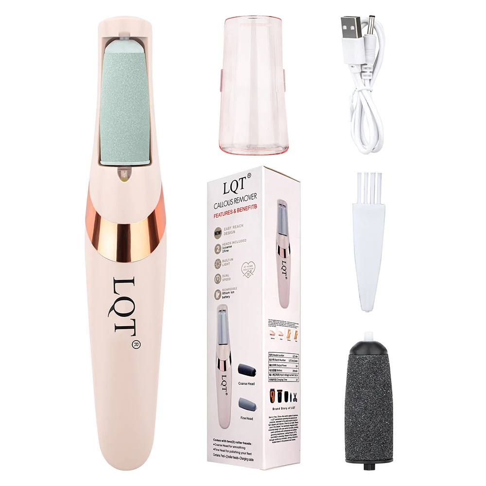 LQT Electric Foot Grinder Automatic Foot Callus Rubbing Pedicure Dead Skin Callus Remover for Foot Beauty Machine