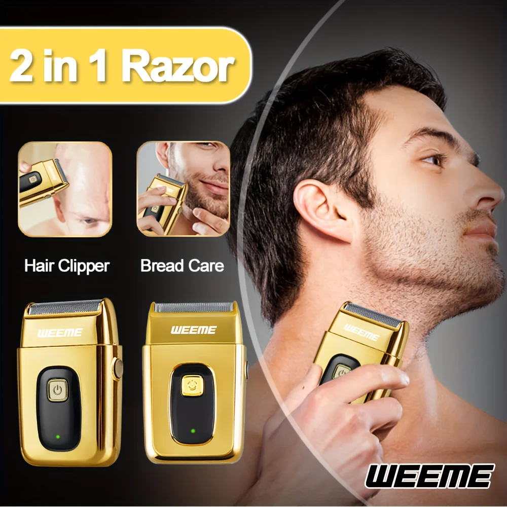 3pcs Men's Electric Hair Clipper Set Home Electric Hair Clipper Set for Home Car Travel, Father's Day Gift