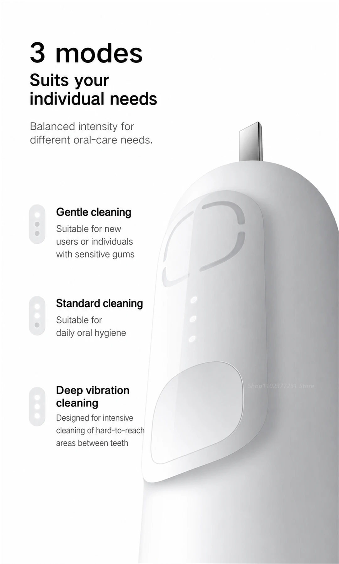 Original Mijia Sonic Toothbrush MES609 Shock-Absorbing Smart Sweep Vibration Teeth Deep Cleaning Electric Tooth Brush 3 Modes