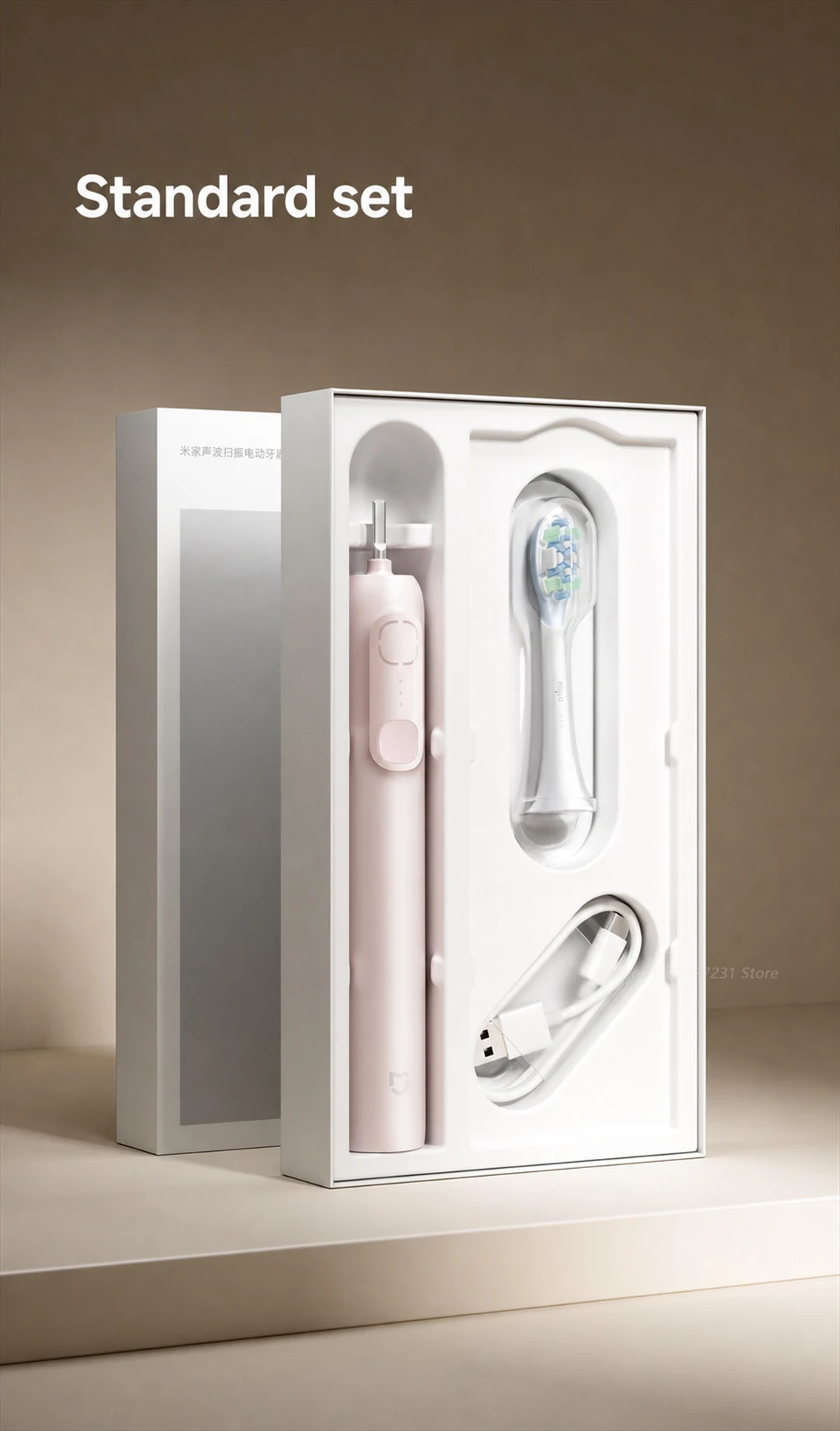 Original Mijia Sonic Toothbrush MES609 Shock-Absorbing Smart Sweep Vibration Teeth Deep Cleaning Electric Tooth Brush 3 Modes