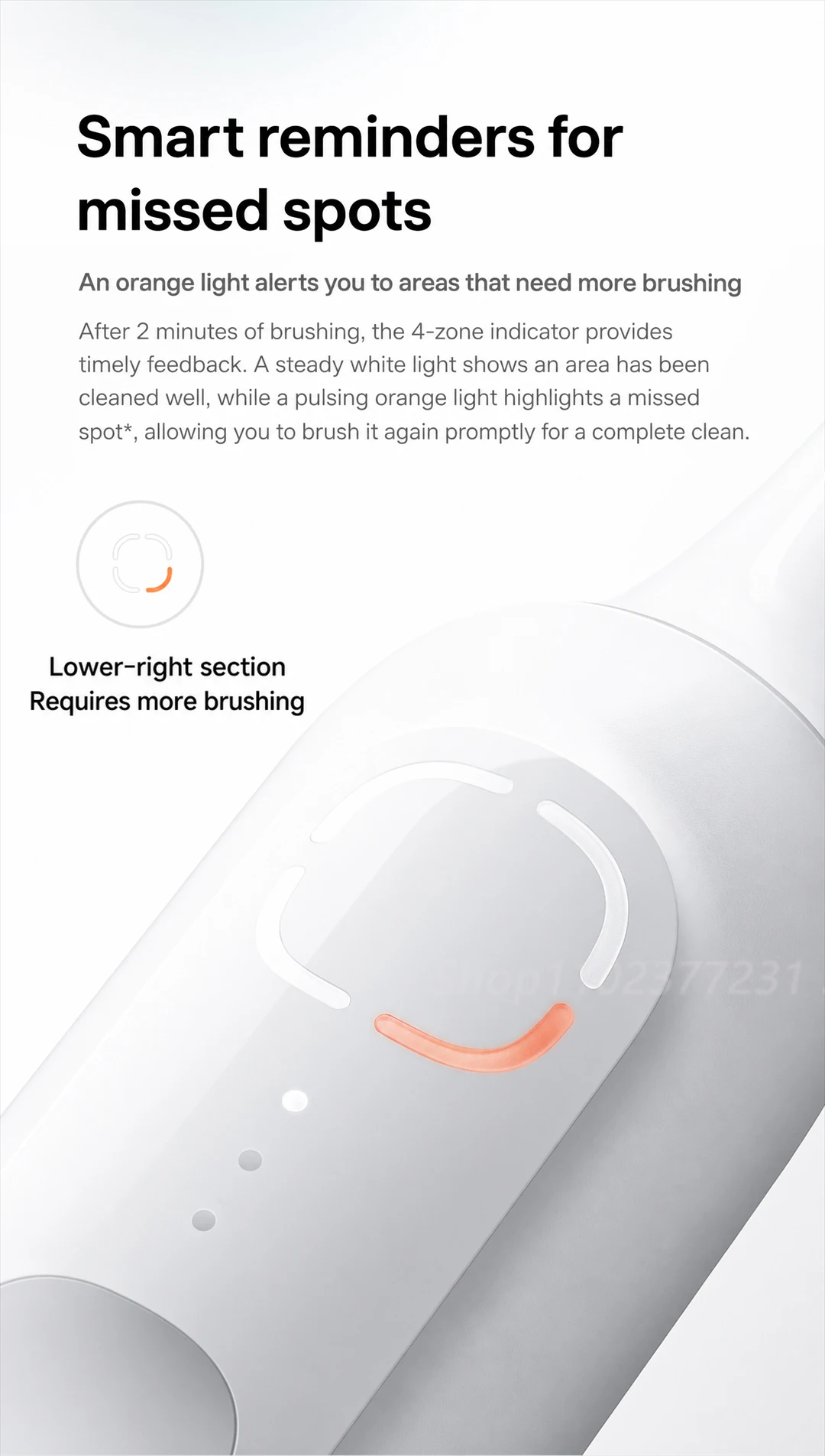 Original Mijia Sonic Toothbrush MES609 Shock-Absorbing Smart Sweep Vibration Teeth Deep Cleaning Electric Tooth Brush 3 Modes