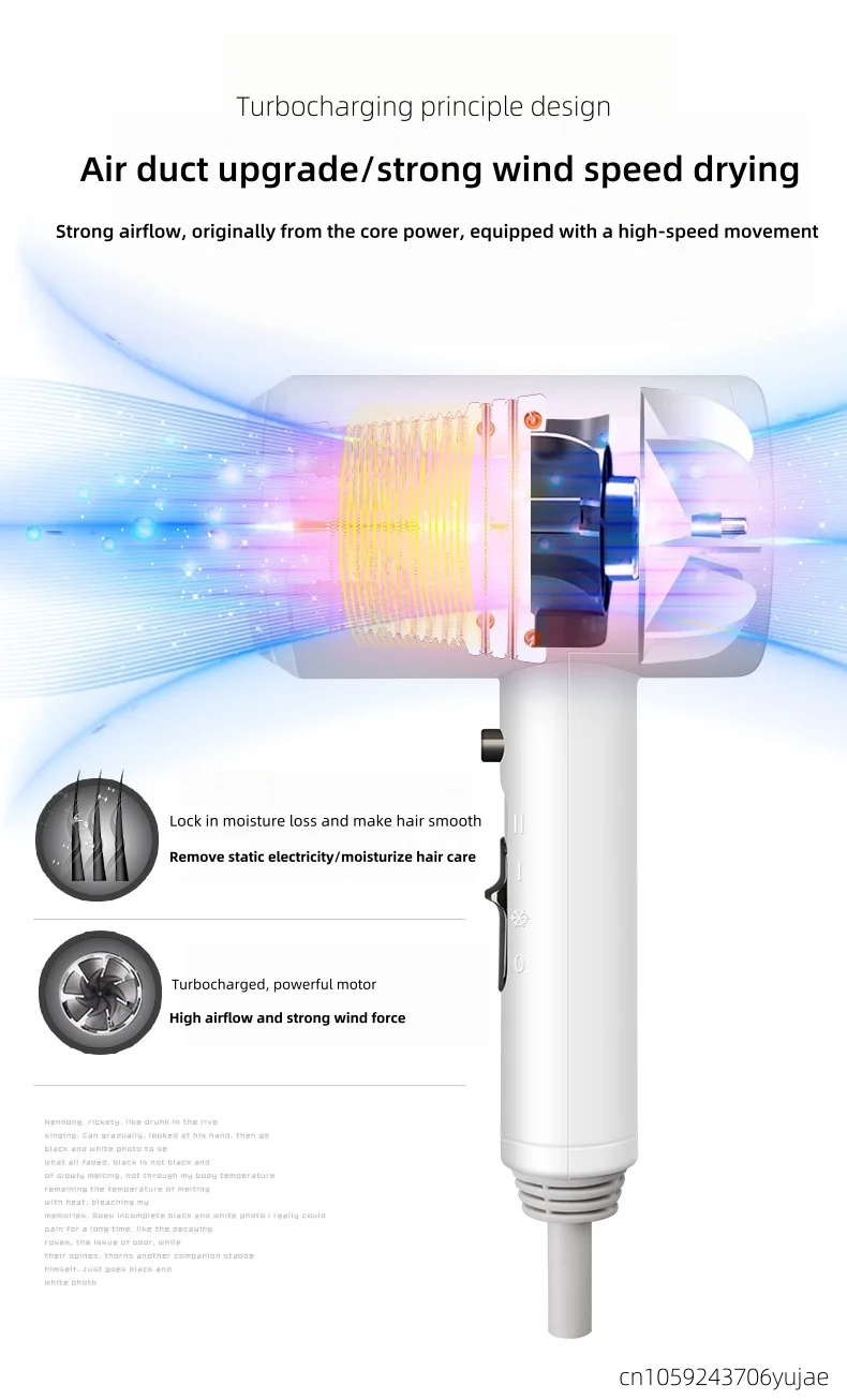 2026 New Five Star Hotel Specific Wall Mounted Non Perforated High Wind Speed Drying Household Bathroom Hair Dryer US/UK/EU