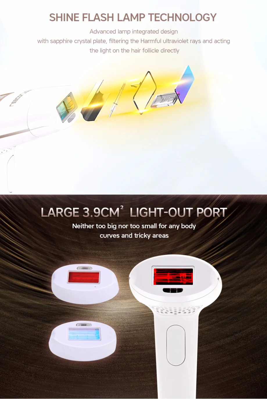 Lescolton 2in1 IPL Epilator Hair Removal LCD Display Machine T009i Laser Permanent Bikini Trimmer Electric Depilador a Laser