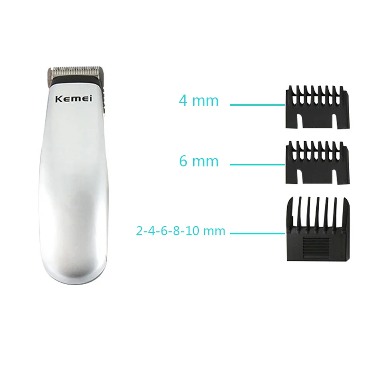 Kemei Newly Design Electric Hair Clipper Mini Portable Hair Trimmer Cutting Machine Beard Barber Razor Men Style Tools KM-666