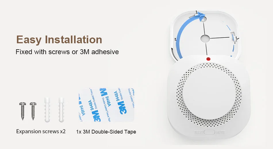 433MHz Wireless Fire Protection Smoke Alarm Sensor Alarm Detector For RF GSM Home Security Alarm Systems