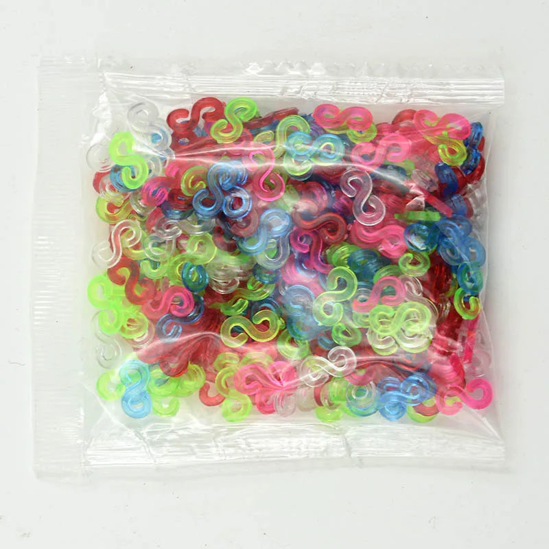 600pc DIY Toys Rubber Loom Bands Set Kid DIY Bracelet Silicone Rubber Bands Elastic Rainbow Weave Loom Bands Toy for Kids Goods