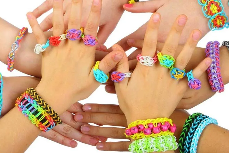 600pc DIY Toys Rubber Loom Bands Set Kid DIY Bracelet Silicone Rubber Bands Elastic Rainbow Weave Loom Bands Toy for Kids Goods