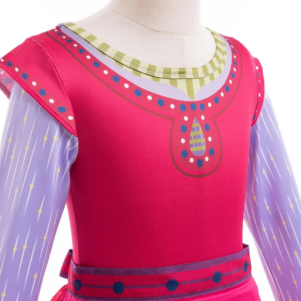 New Girls Carnival Wish Queen Amaya Cosplay Costume For Kids Birthday Party Princess Dress UP Children Role Play Fancy Outfits