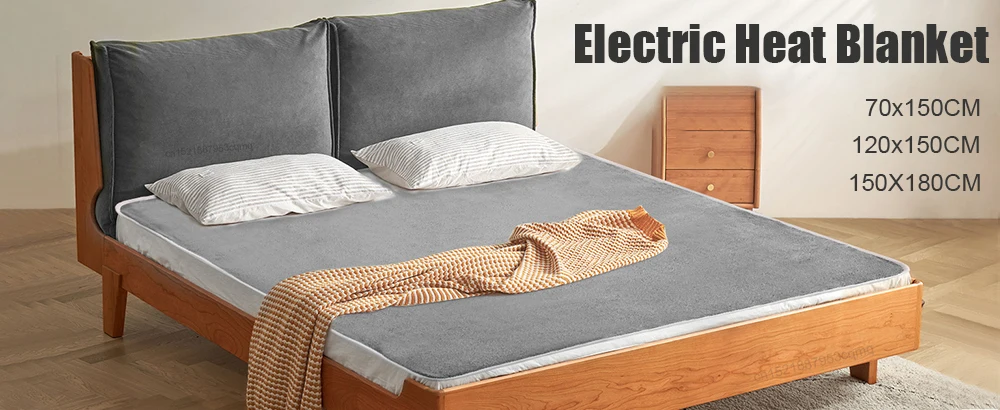 Electric Blanket 220V Electric Heating Blanket Thicker Automatic Thermostat Body Warmer Thermal Mattress for Room Blanket Heated