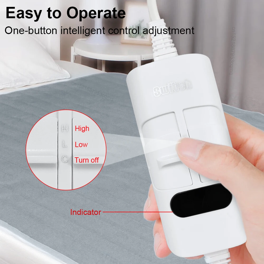 Electric Blanket 220V Electric Heating Blanket Thicker Automatic Thermostat Body Warmer Thermal Mattress for Room Blanket Heated