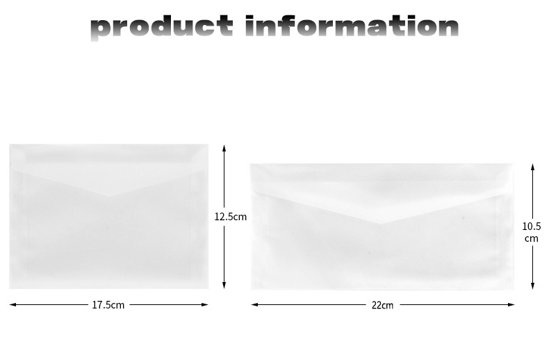 50pcs/lot Translucent Envelopes for Wedding Invitation European Style Sulfuric Acid Paper Envelope Business Storage Bag Envelope