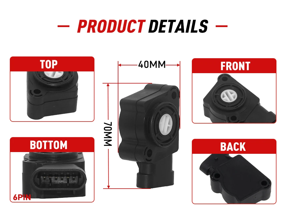 Brand New Throttle Position Sensor 134734 For Cummins Mack Volvo 1697269C91 1697269C92 2607117C91 2607180C91