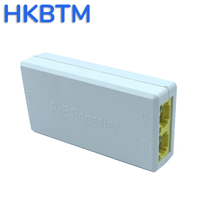 HKBTM 4 Port PoE Extender Waterproof Poe Repeater for IP Port Transmission Extender for POE Switch NVR IP Camera