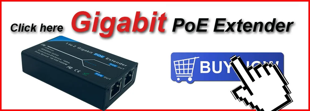 HKBTM 4 Port PoE Extender Waterproof Poe Repeater for IP Port Transmission Extender for POE Switch NVR IP Camera
