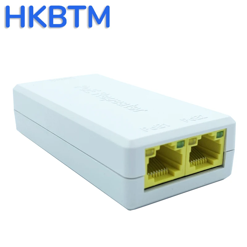 HKBTM 4 Port PoE Extender Waterproof Poe Repeater for IP Port Transmission Extender for POE Switch NVR IP Camera