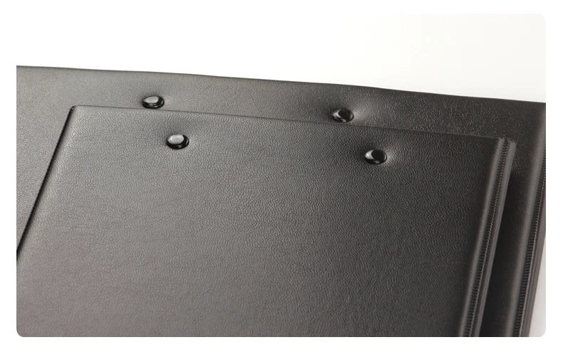 PU Leather Clipboard A4 Conference Folder Writing Pad High Quality Padfolio A5 Foldable Clipboard With Storage