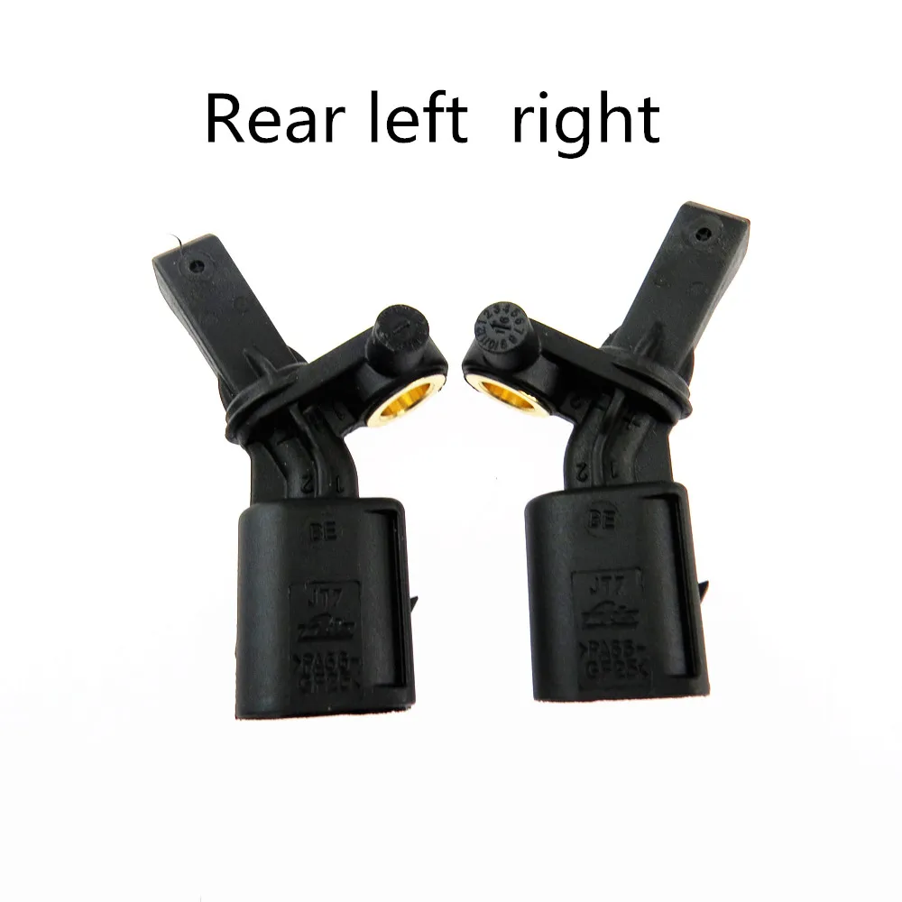 2 Pcs Car Wheel Speed ABS Sensor Rear Left Right for Polo 9N 6R 6C Passat Tiguan A1 A2 A3 TT Fabia WHT 003 862 WHT003863
