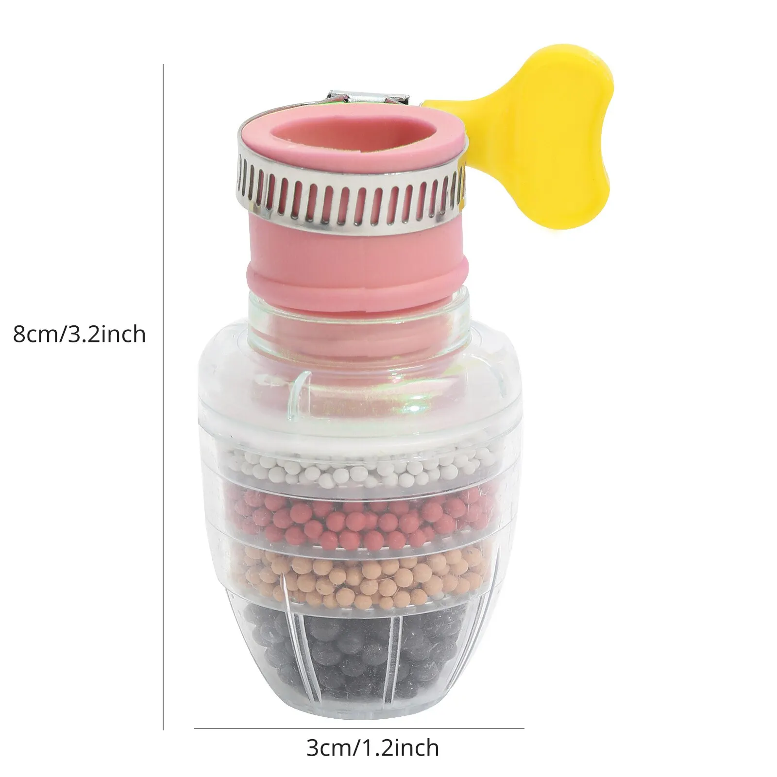 6 Layers Water Filter Tap Purifier Medical Stone Coconut Charcoal Nozzle For Faucet Kitchen Accessories Household Water Filter