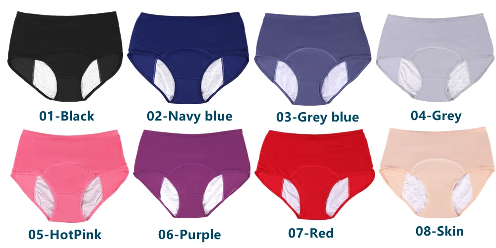 Menstrual Period Panties Women Sexy Pants Leak Proof Incontinence Underwear Period Proof Briefs High Waist Female Dropshipping