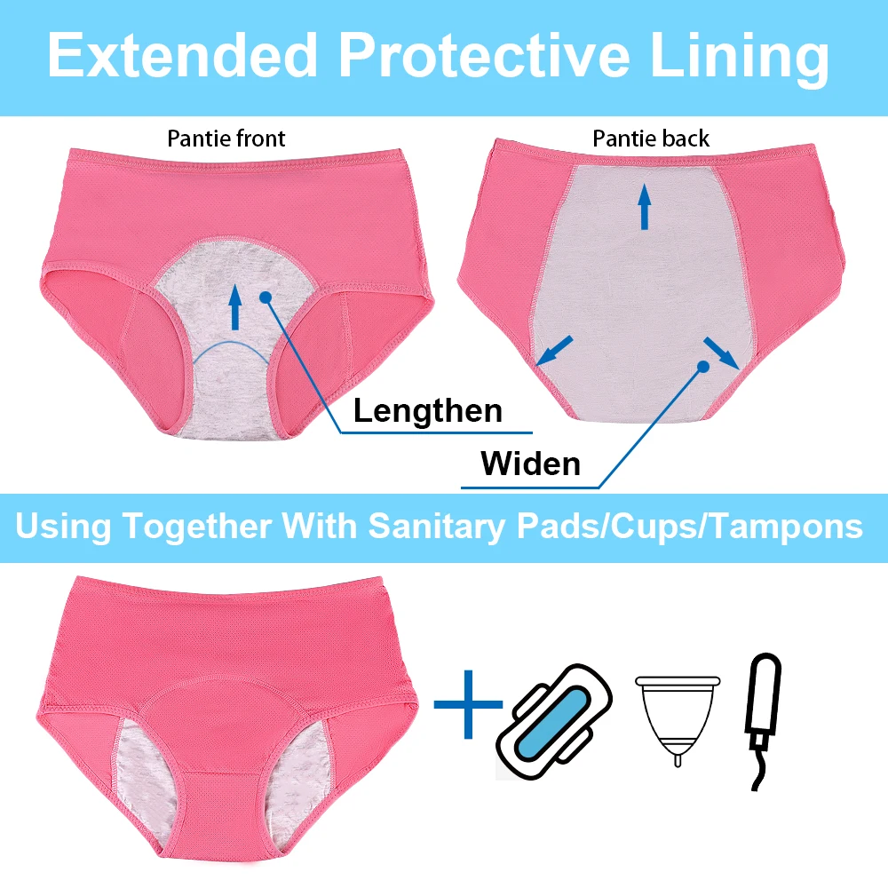 Menstrual Period Panties Women Sexy Pants Leak Proof Incontinence Underwear Period Proof Briefs High Waist Female Dropshipping