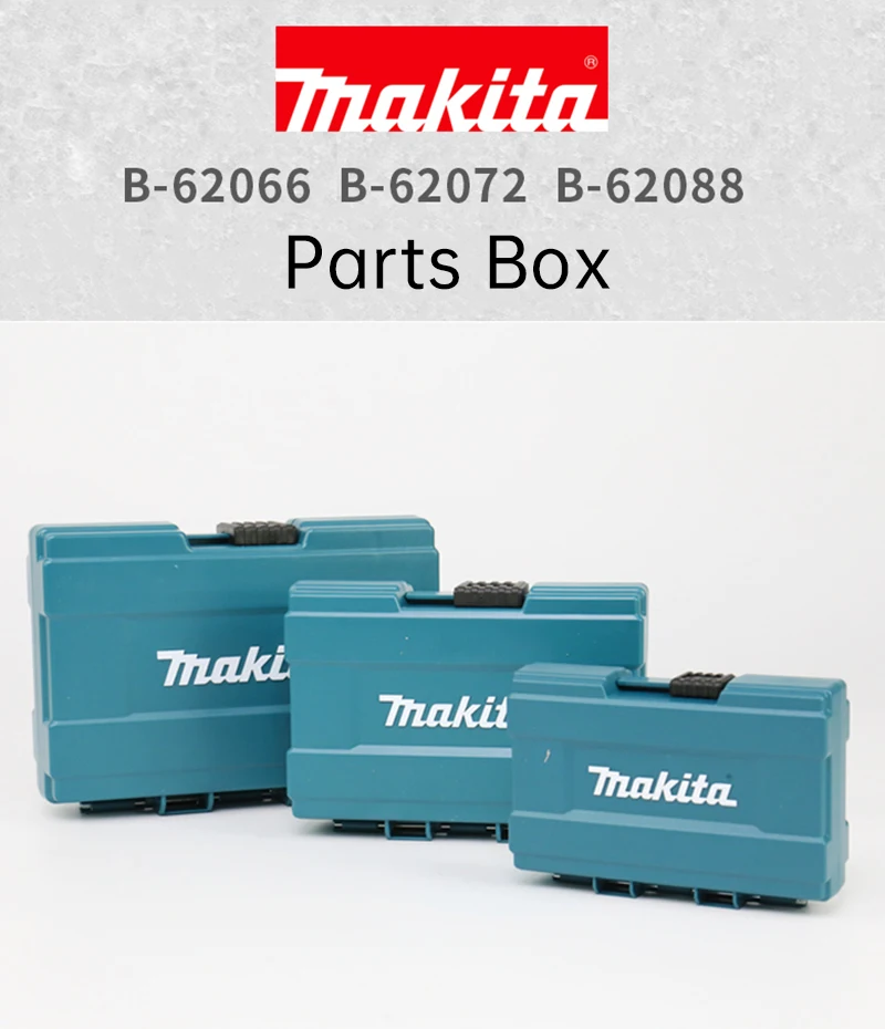 Makita Injection Molding Parts Storage Box Hardware Tools Household Screw Electronic Component Drill Bit Anti-Fall Tool Box