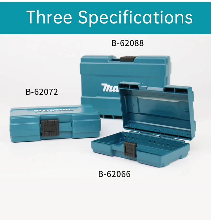 Makita Injection Molding Parts Storage Box Hardware Tools Household Screw Electronic Component Drill Bit Anti-Fall Tool Box