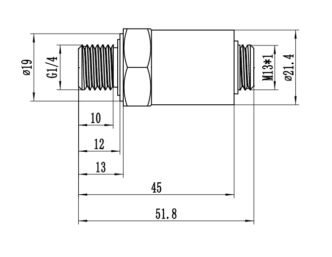 Water Oil Fuel Gas Air Pressure Transmitter G1/4 12-36V 4-20mA 0-60MPa Optional Stainless Steel Pressure Transducer Sensor
