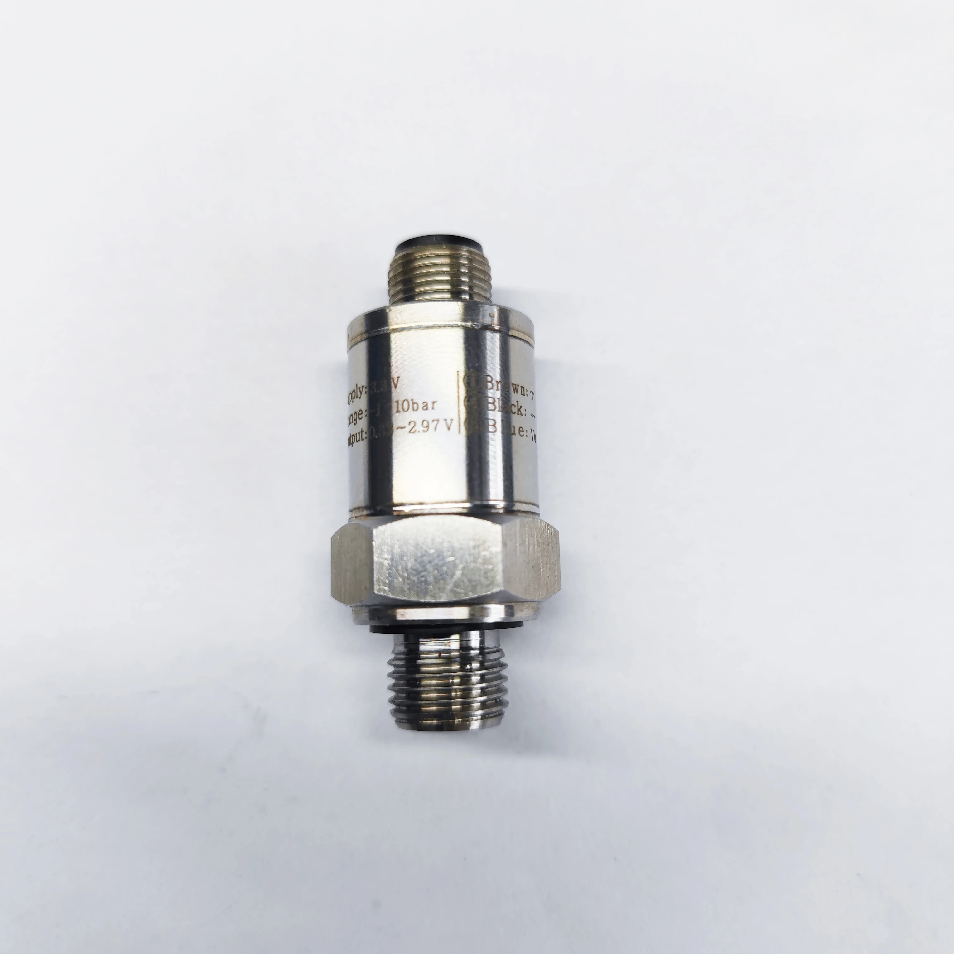 Water Oil Fuel Gas Air Pressure Transmitter G1/4 12-36V 4-20mA 0-60MPa Optional Stainless Steel Pressure Transducer Sensor