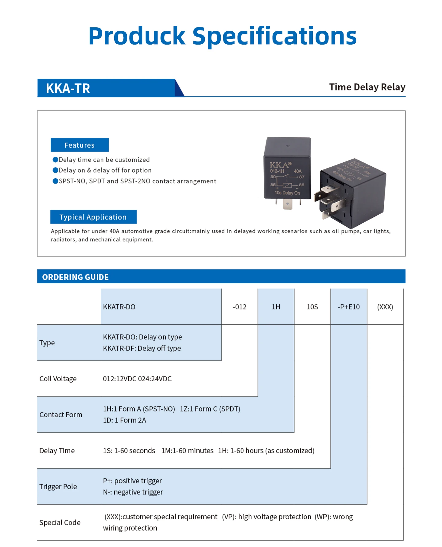 12V Time Delay Relay SPDT SPST Relay, 1s 6s 10s 30s 1min Second Delay on Relay, Programmable Delay on Delay Off Relay
