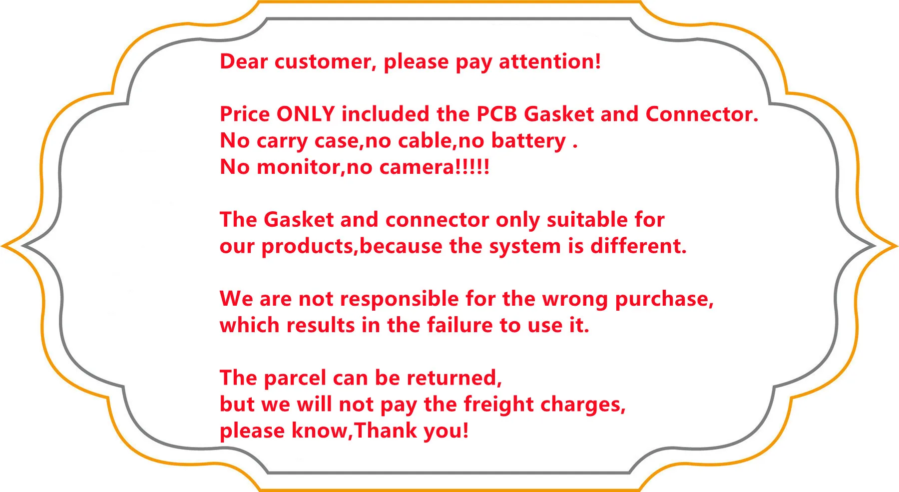 Accessories for Pipe Inspection Camera SYANSPAN Drain Sewer Pipeline Industrial Endoscope PCB Gasket and Connector for Cable