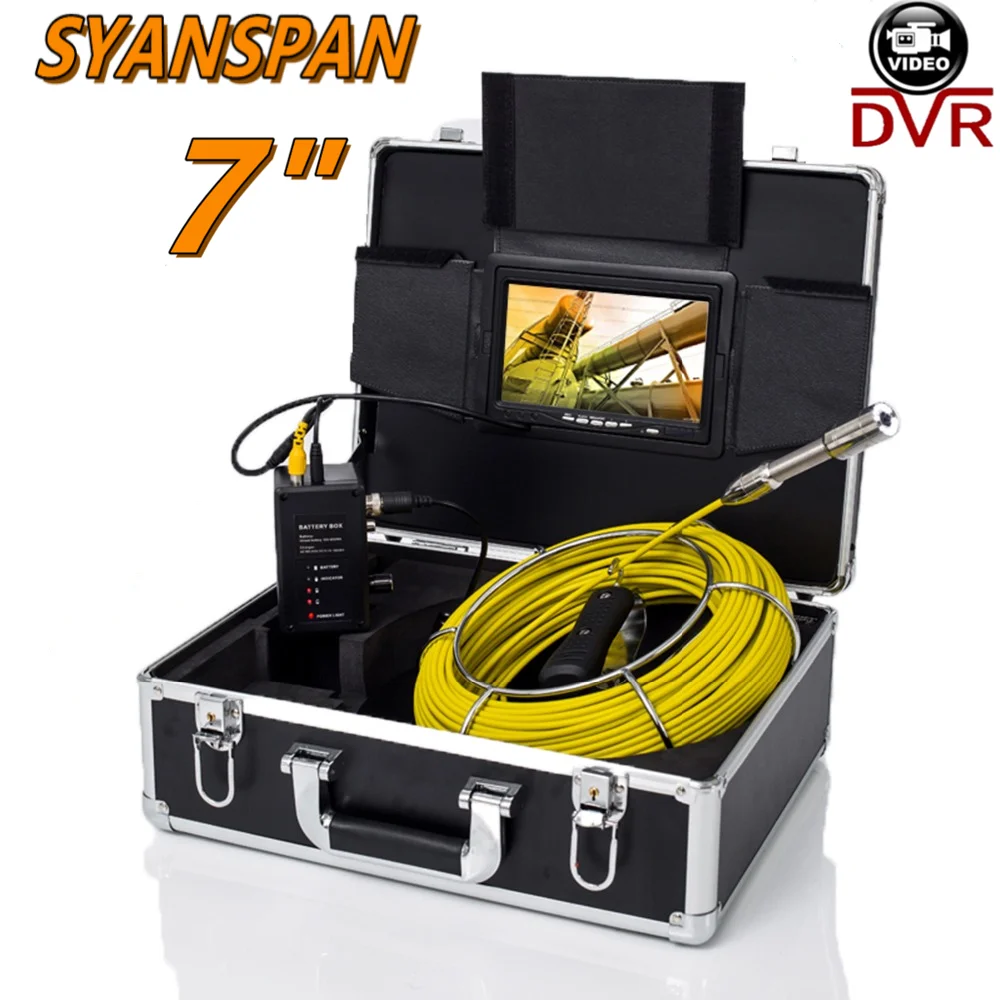 Accessories for Pipe Inspection Camera SYANSPAN Drain Sewer Pipeline Industrial Endoscope PCB Gasket and Connector for Cable