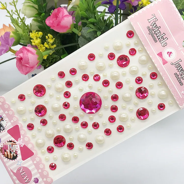 Glitter Face Stickers for Children Rhinestones for Eyes Face Diamonds Bright Stickers Festival Makeup Jewels Stickers ZS006