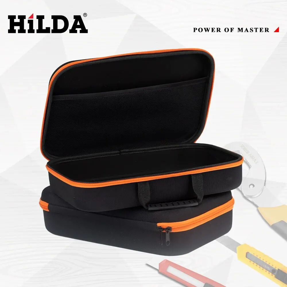 HILDA Large Capacity Tool Bag 3 Sizes Waterproof and Shock Absorbing Bag Electrical Hardware Tool Bag Portable Storage Handbag