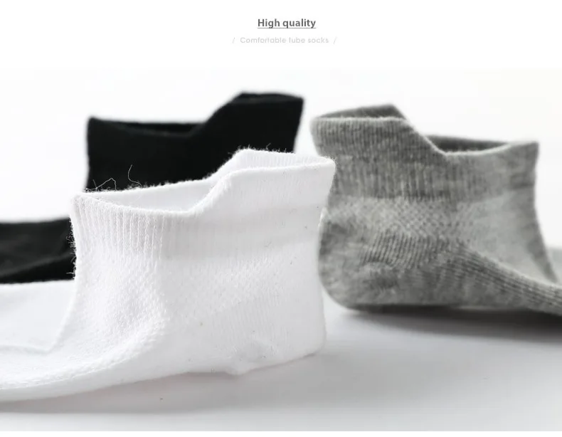 6 Pairs 1-12T Children Cotton Socks Spring Summer Boys Girls Mesh Thin Breathable Solid Ankle Socks Black White Grey Kids Socks