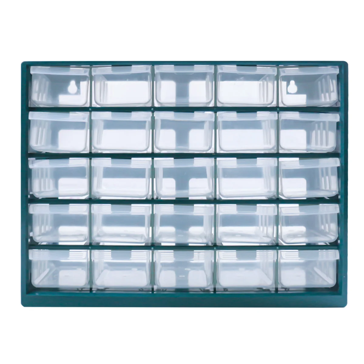 25 Multi-grid Drawer Parts Box Wall-mounted Screw Classification Component Box Tool Case Electronic Components Storage ToolBox