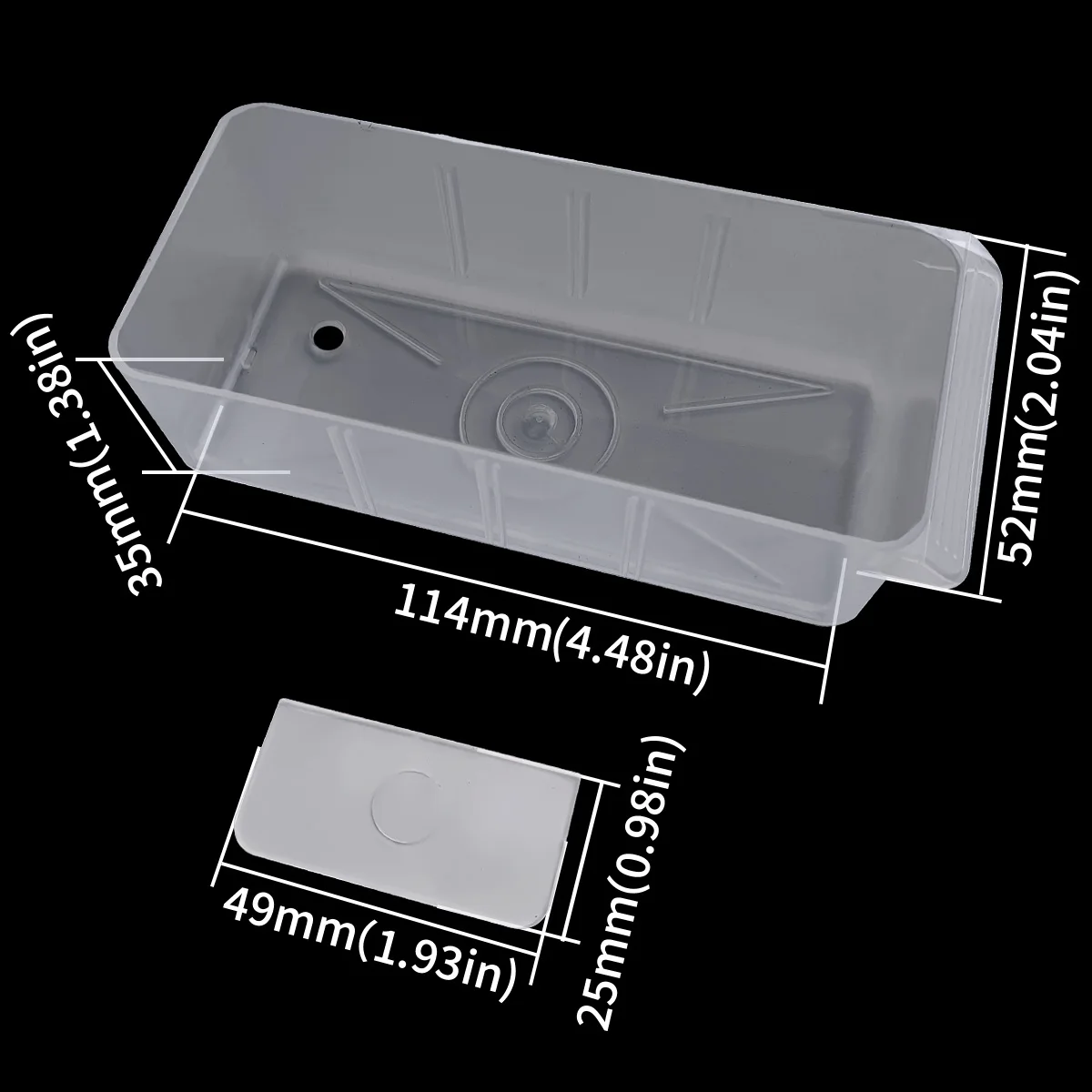 25 Multi-grid Drawer Parts Box Wall-mounted Screw Classification Component Box Tool Case Electronic Components Storage ToolBox