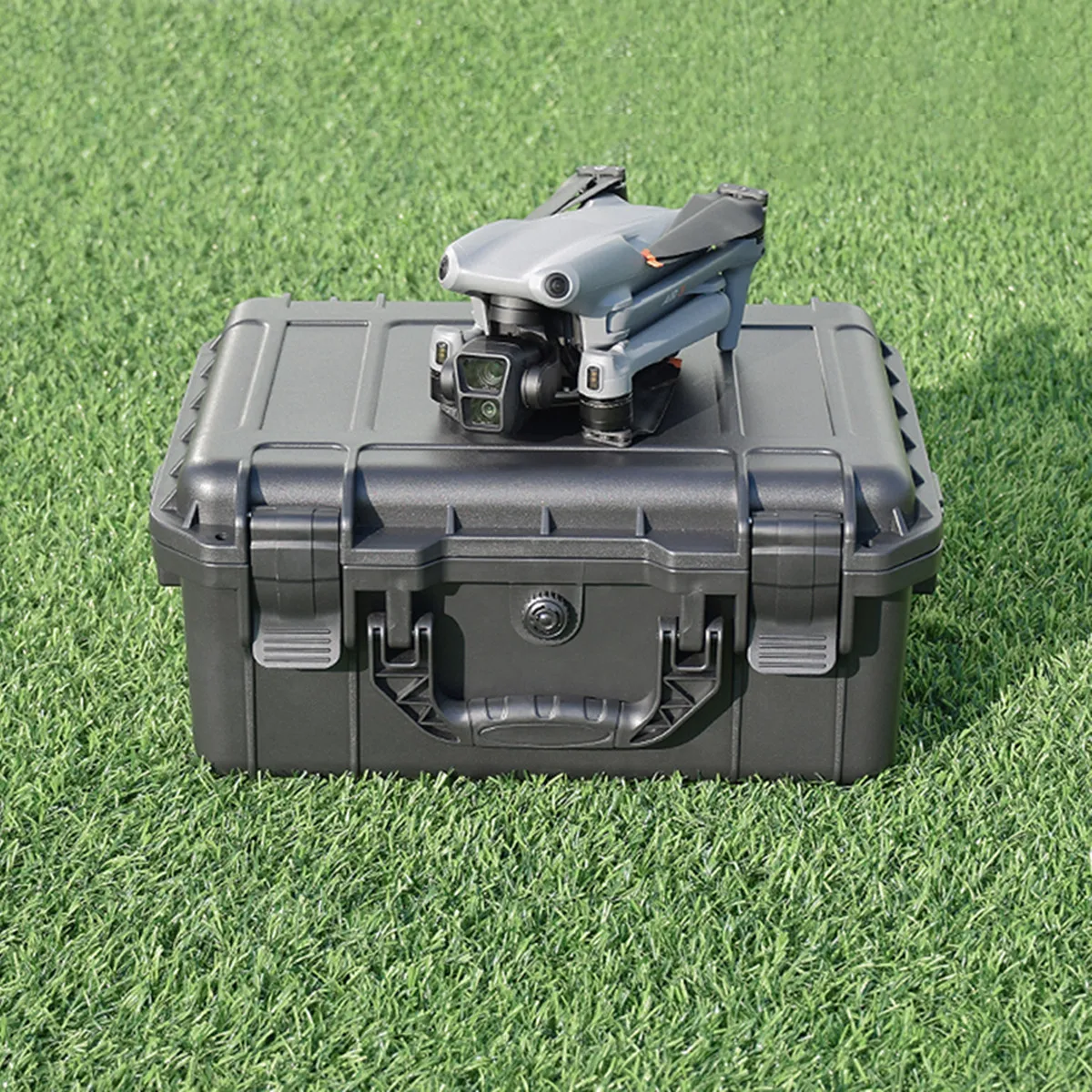 1pc Portable Plastic Protective Safety Tool Box, Waterproof Anti-fall Precision Instrument Case, Sponge Shockproof ToolBox