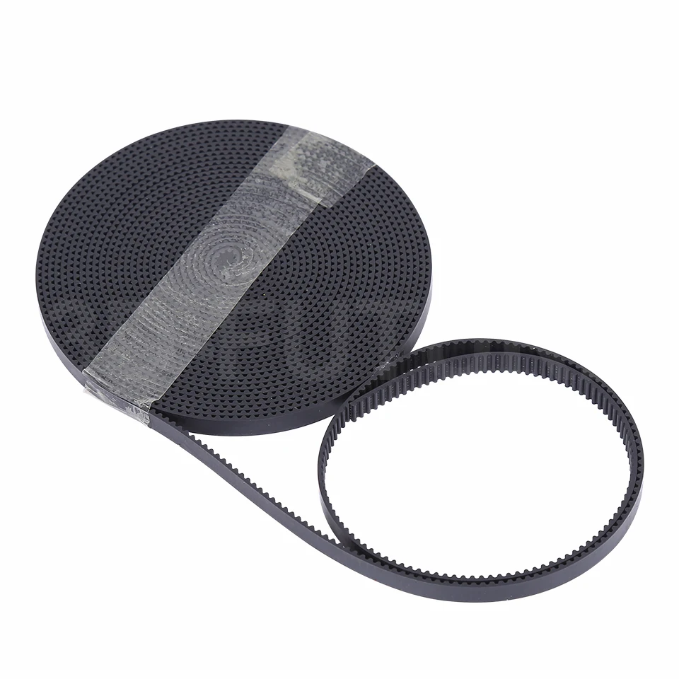 GT2 Belt PU with Steel Core GT2 Belt 2GT Timing Belt Width 6mm 10mm 9/15mm for 3D printer parts Anti-wear Reinforce Open Belt
