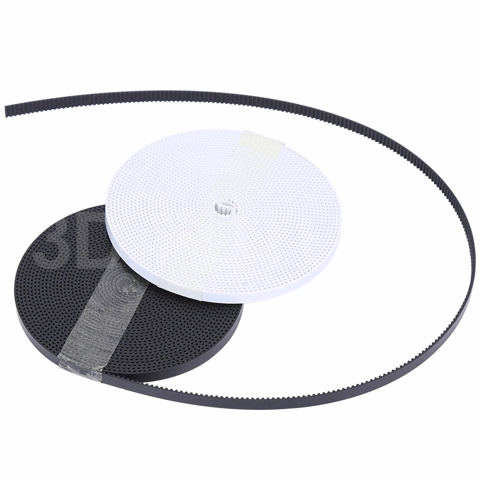 GT2 Belt PU with Steel Core GT2 Belt 2GT Timing Belt Width 6mm 10mm 9/15mm for 3D printer parts Anti-wear Reinforce Open Belt