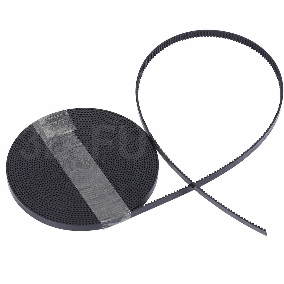GT2 Belt PU with Steel Core GT2 Belt 2GT Timing Belt Width 6mm 10mm 9/15mm for 3D printer parts Anti-wear Reinforce Open Belt
