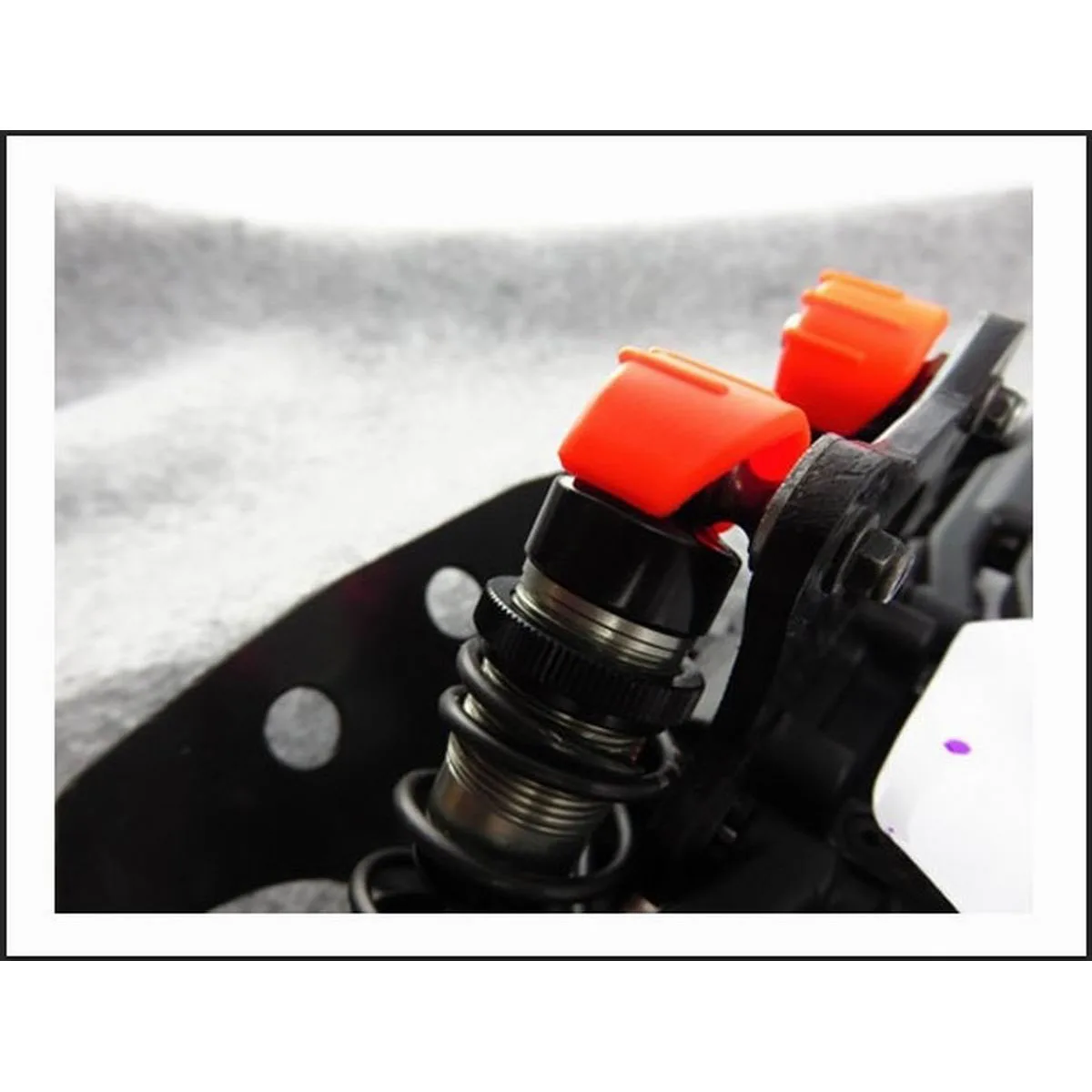 RC Cars Shock Absorber Wear Resistant Cover Absorption Guards Anti-wear Rubber Anti-collision Glue For 1/8 Monster Truck