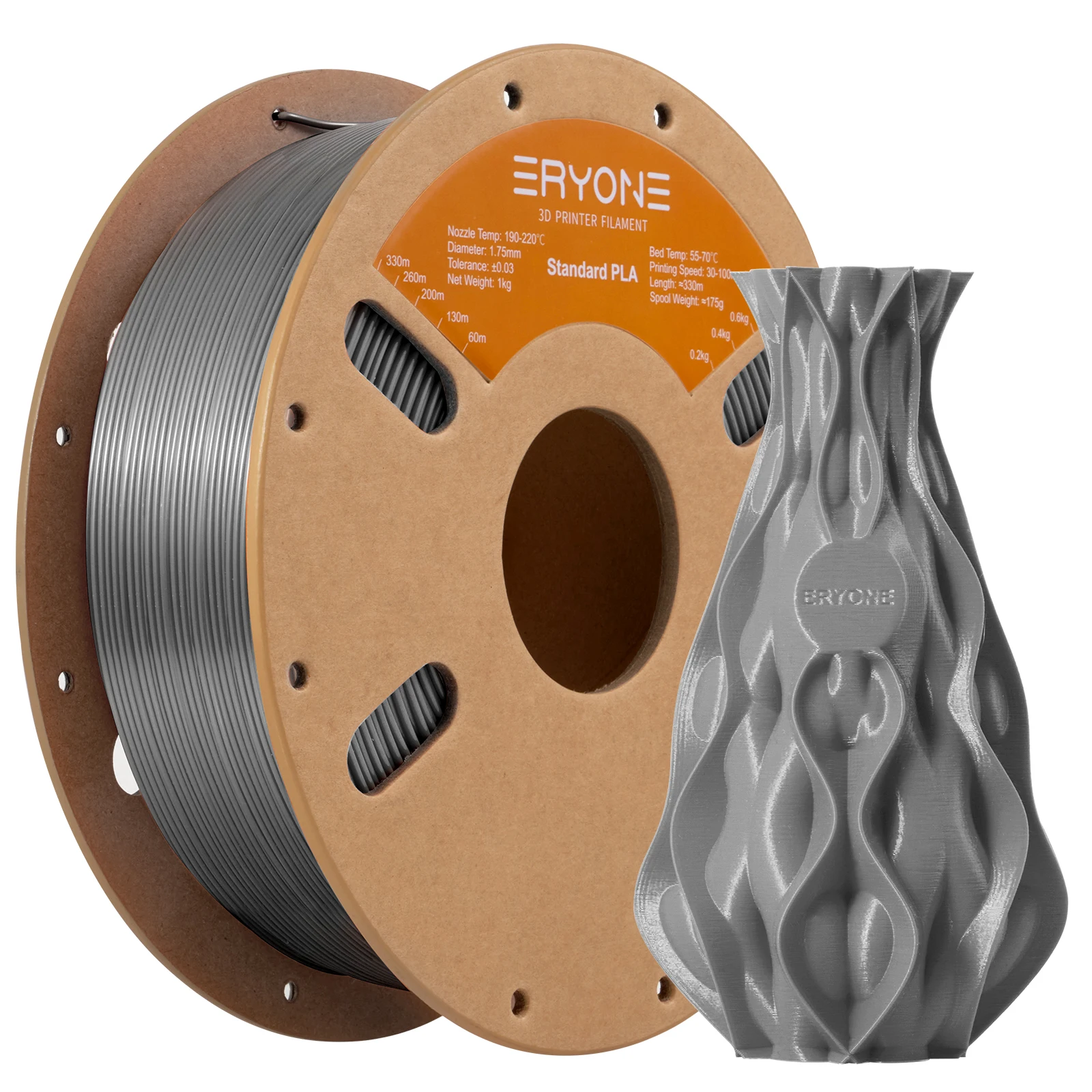 ERYONE 10KG Standard PLA Premium Filament 1.75mm 3D Print, Multicolor Available,Big Sale 1kg PLA Filament,1kg/spool