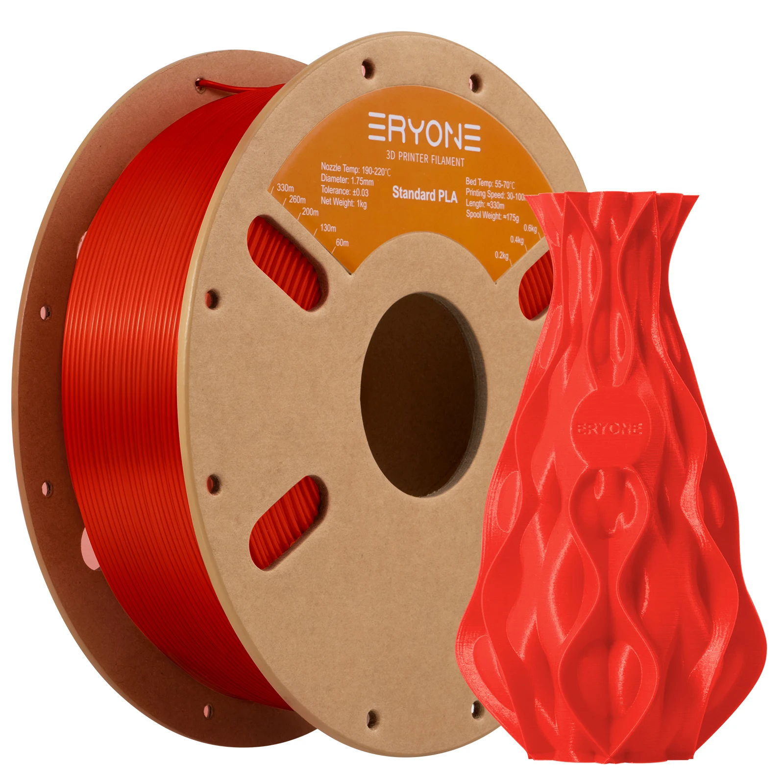 ERYONE 10KG Standard PLA Premium Filament 1.75mm 3D Print, Multicolor Available,Big Sale 1kg PLA Filament,1kg/spool