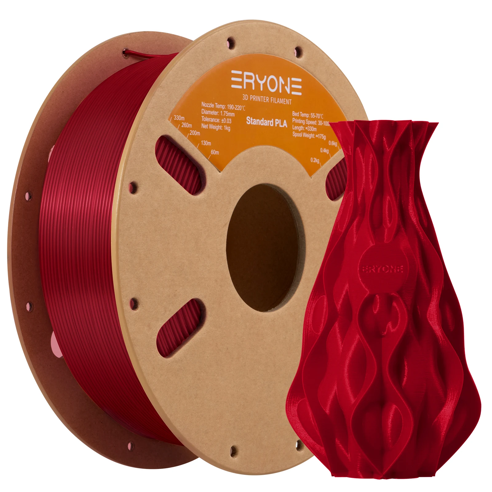 ERYONE 10KG Standard PLA Premium Filament 1.75mm 3D Print, Multicolor Available,Big Sale 1kg PLA Filament,1kg/spool