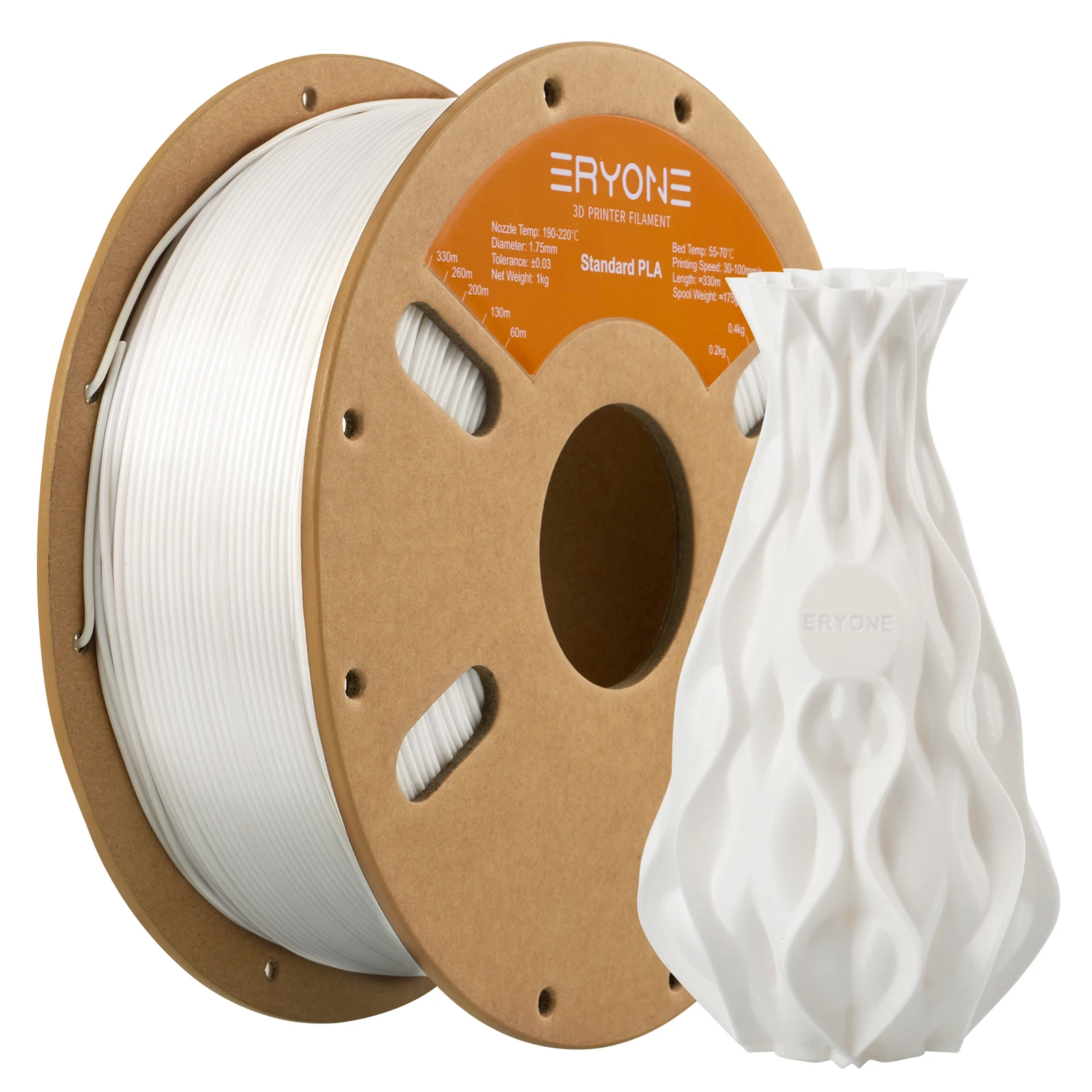 ERYONE 10KG Standard PLA Premium Filament 1.75mm 3D Print, Multicolor Available,Big Sale 1kg PLA Filament,1kg/spool