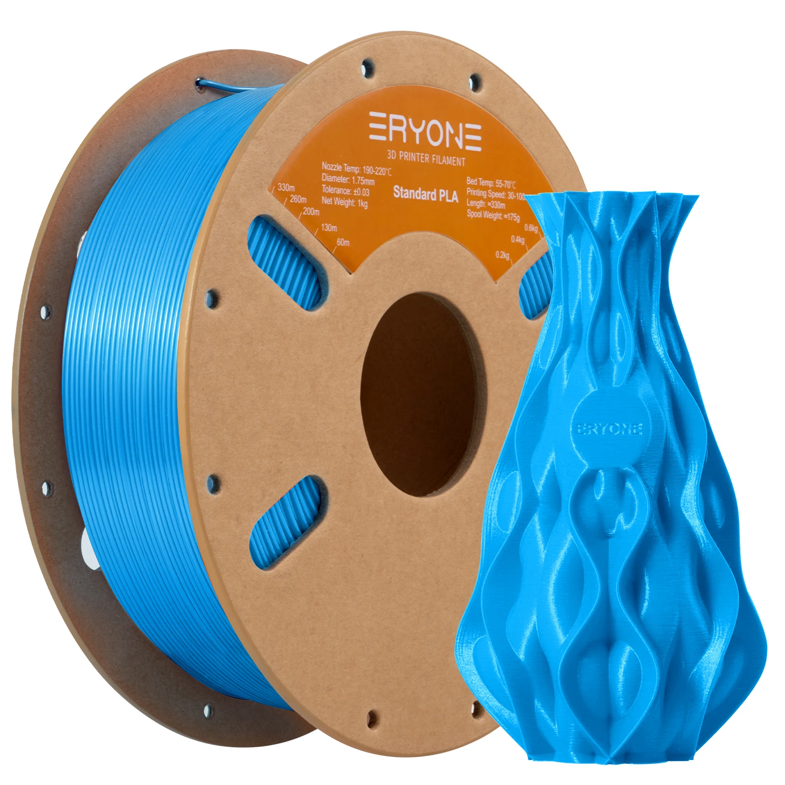 ERYONE 10KG Standard PLA Premium Filament 1.75mm 3D Print, Multicolor Available,Big Sale 1kg PLA Filament,1kg/spool