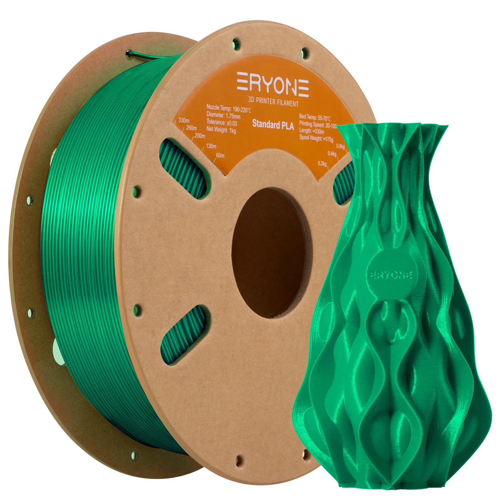 ERYONE 10KG Standard PLA Premium Filament 1.75mm 3D Print, Multicolor Available,Big Sale 1kg PLA Filament,1kg/spool