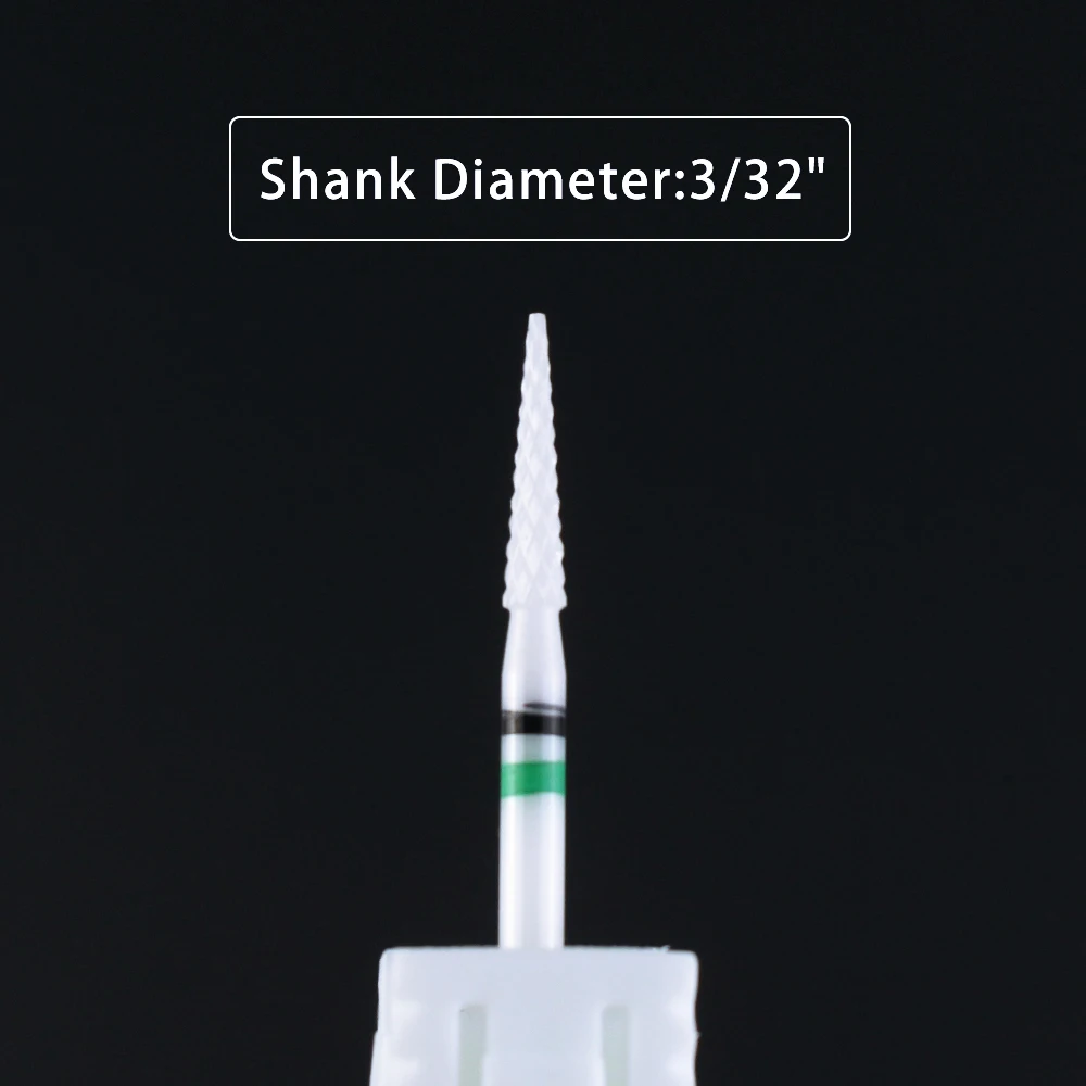 Small Ball Ceramic Nail Drill Bit Milling Cutter For Manicure Pedicure Apparatus Manicure Gel Polish Remove Nail Bits