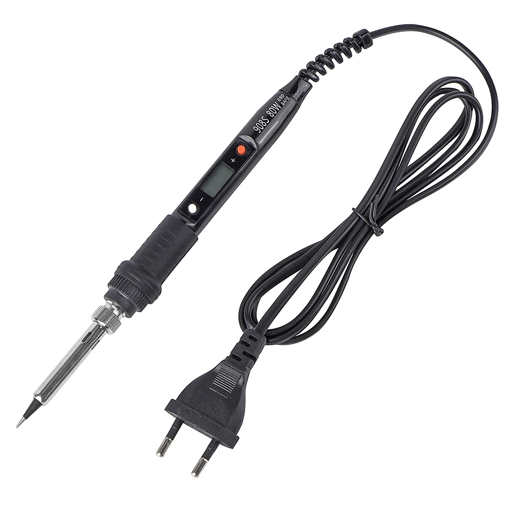 JCD Electric Soldering Iron 80W LCD Digital Display Adjustable Temperature Soldering Iron Tips 220V/110V Welding Solder Tools