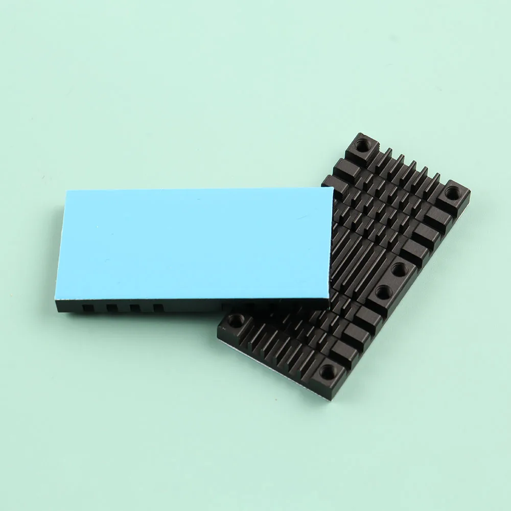 25x25mm 25*50mm Heatsink and 5V 12V Cooling Fan Combination Aluminum Radiator Small Cooler for PCB Raspberry Pi RPI